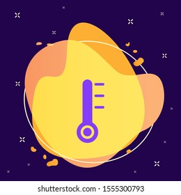 Temperature icon - Vector outline symbol design from