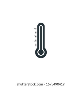 temperature Icon vector sign isolated for graphic and web design. temperature symbol template color editable on white background.