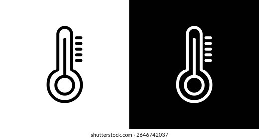 Temperature icon vector simple element illustration editable