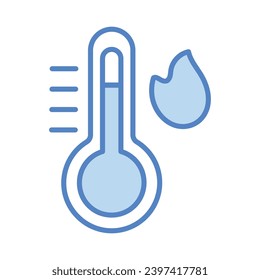 Temperature icon vector stock illustration