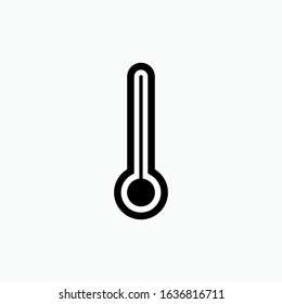 
Temperature Icon - Vector. Thermometer Sign & Symbol.