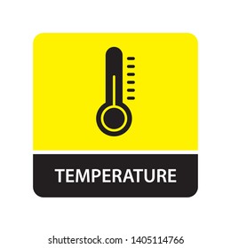 Temperature icon for web and mobile