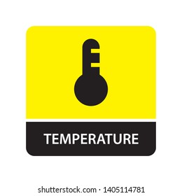 Temperature icon for web and mobile