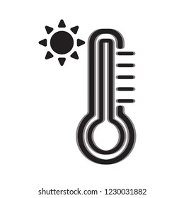 Temperature icon for web and print 