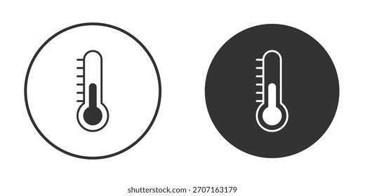 Temperature icon for website design, logo for web and apps.