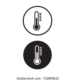 Temperature icons. Isolate on white background.