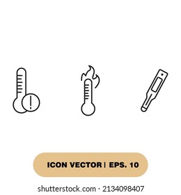 temperature icons  symbol vector elements for infographic web