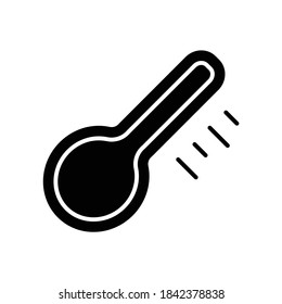 Temperature Indication filled glyph icon