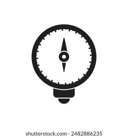 temperature indicator icon vector template illustration logo design