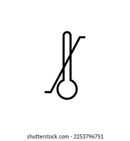 temperature limitation packaging icon vector design templates