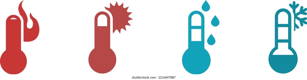 Temperature Measurement Sign Icon Vector