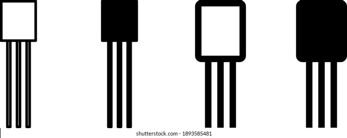 Temperature sensor icon, vector illustration	