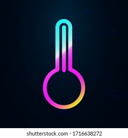 Temperature sign nolan icon. Simple thin line, outline vector of health icons for ui and ux, website or mobile application