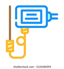 la temperatura cambia el vector del icono de color. señal de los interruptores de temperatura. ilustración de símbolo aislado