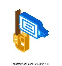 temperature switches isometric icon vector. temperature switches sign. isolated symbol illustration