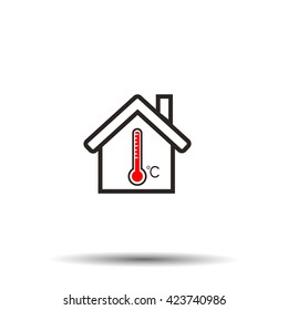 Temperature or temp icon