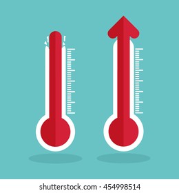 Temperature with thermometer