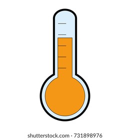 temperature thermometer isolated icon
