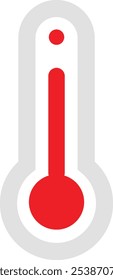 Icono del Clima de la temperatura o del termómetro 