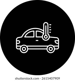 Temperature vector icon. Can be used for printing, mobile and web applications.