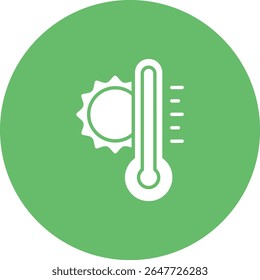 Temperature vector icon. Can be used for printing, mobile and web applications.