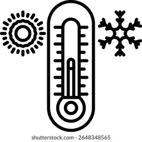 Temperature vector icon. Can be used for printing, mobile and web applications.