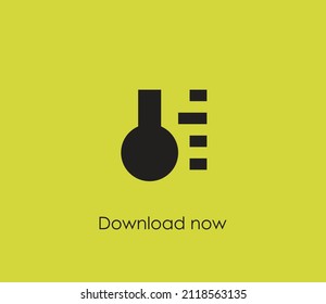 Temperature vector icon. Editable stroke. Symbol in Line Art Style for Design, Presentation, Website or Apps Elements, Logo. Pixel vector graphics - Vector