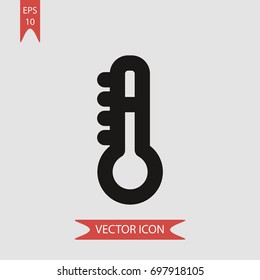 Temperature vector icon, illustration symbol
