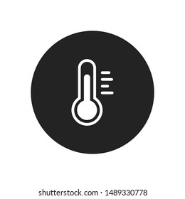 Temperature vector icon in modern design style for web site and mobile app