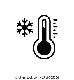 Temperature Vector Icon style illustration. EPS 10 File