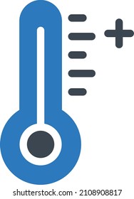 temperature Vector illustration on a transparent background. Premium quality symbols. Glyphs  vector icon for concept and graphic design.