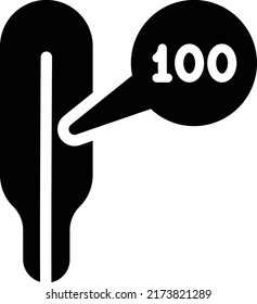 Ilustración de vectores de temperatura en un fondo transparente.Símbolos de calidad premium.Icono de vector glifos para el concepto y diseño gráfico.