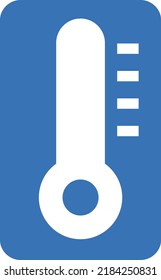 ilustración del vector de temperatura en un fondo transparente. Símbolos de calidad superior. Iconos vectoriales de glifos para diseño de conceptos y gráficos.