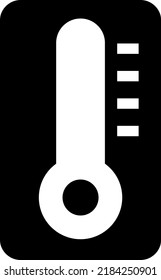 temperature Vector illustration on a transparent background. Premium quality symmbols. Glyphs vector icons for concept and graphic design.