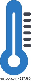 Temperatur-Vektorgrafik auf transparentem Hintergrund. Hochwertige Symbole. Glyphen Vektorsymbole für Konzept und Grafikdesign. 
