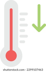 temperature   Vector illustration on a transparent background. Premium quality symmbols. Line Color vector icons for concept and graphic design.