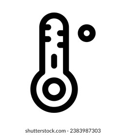 Temperature-high vector icon on white background