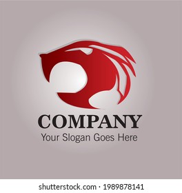 Templat logo desain abstrak.vektor logo
