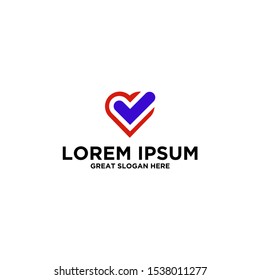 Templat vector Logo hati
Logo ini dibuat dengan konsep minimalis
Sehingga membuat Orang untuk mudah mengingatnya