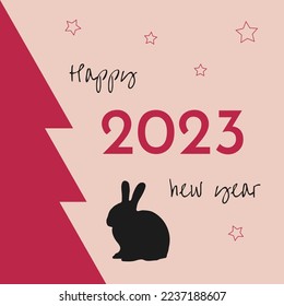 Template 2023 calendar cover concept