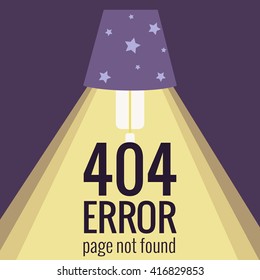 Template for 404 error page not found.
