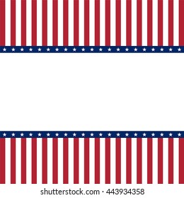 Template for 4th of July. USA vector background