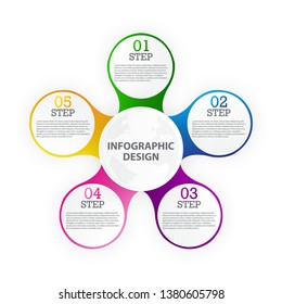 Template 5 The infographic options can be used for workflow layouts, diagrams.