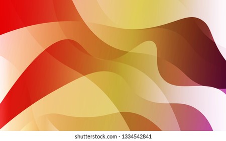 Template Abstract Background With Curves Lines. Design For Cover Page, Poster, Banner Of Websites. Vector Illustration.