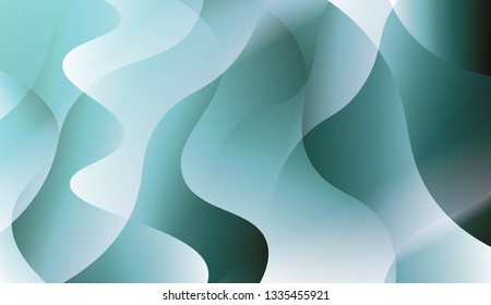 Template Abstract Background With Curves Lines. Design For Cover Page, Poster, Banner Of Websites. Vector Illustration.