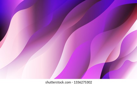 Template Abstract Background With Curves Lines. For Your Design Wallpaper, Presentation, Banner, Flyer, Cover Page, Landing Page. Vector Illustration with Color Gradient