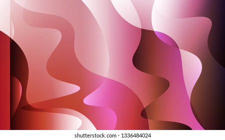 Template Abstract Background With Curves Lines. For Elegant Pattern Cover Book. Vector Illustration.