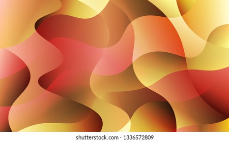 Template Abstract Background With Curves Lines. For Your Design Wallpaper, Presentation, Banner, Flyer, Cover Page, Landing Page. Vector Illustration with Color Gradient
