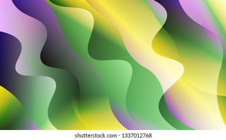 Template Abstract Background With Curves Lines. For Your Design Wallpaper, Presentation, Banner, Flyer, Cover Page, Landing Page. Vector Illustration with Color Gradient
