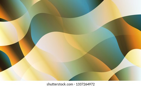 Template Abstract Background With Curves Lines. For Your Design Wallpaper, Presentation, Banner, Flyer, Cover Page, Landing Page. Vector Illustration with Color Gradient